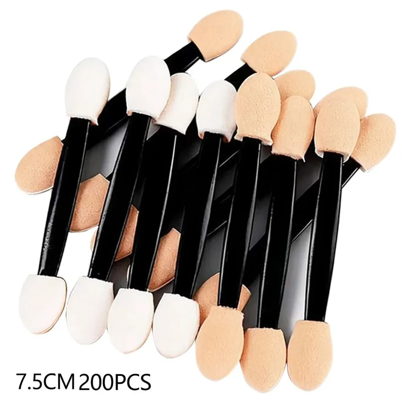 50/200pcs Eyeshadow Applicators Dual Sides Eye Shadow Brush Makeup Sponge Brushes For Girls Cosmetic Tool Beauty Applicators