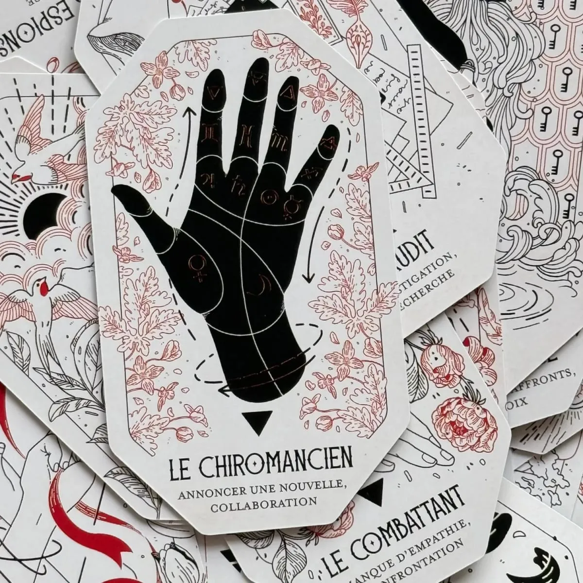 The Citadel Fantasy Oracle Deck Francouzská verze Tarotová karetní zábavní hra pro rodinnou párty desková hra Oracle Cards