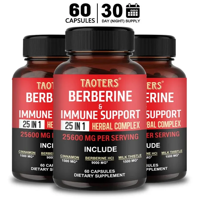 Les capsules de berbérine contiennent de la cannelle de Ceylan et du chardon-Marie pour soutenir l'équilibre du glucose, la santé du foie, la digestion et la perte de poids. — image 9