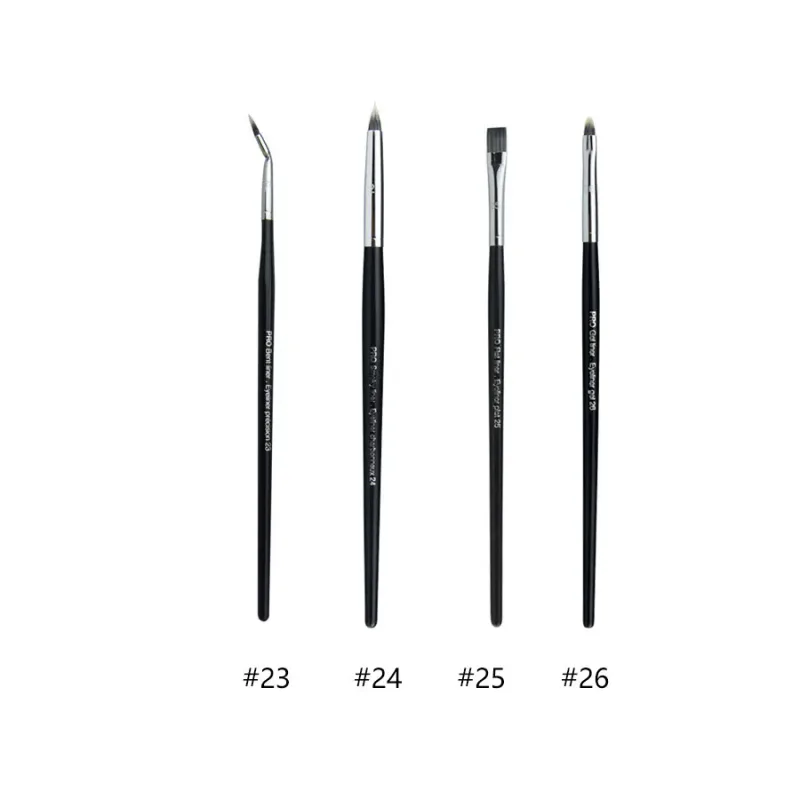 4pcs/set Pro Allover Eye Shadow Makeup Brushes Lip Brow Precision Concealer Blending Domed Crease Smudge Highlight Make Up Brush
