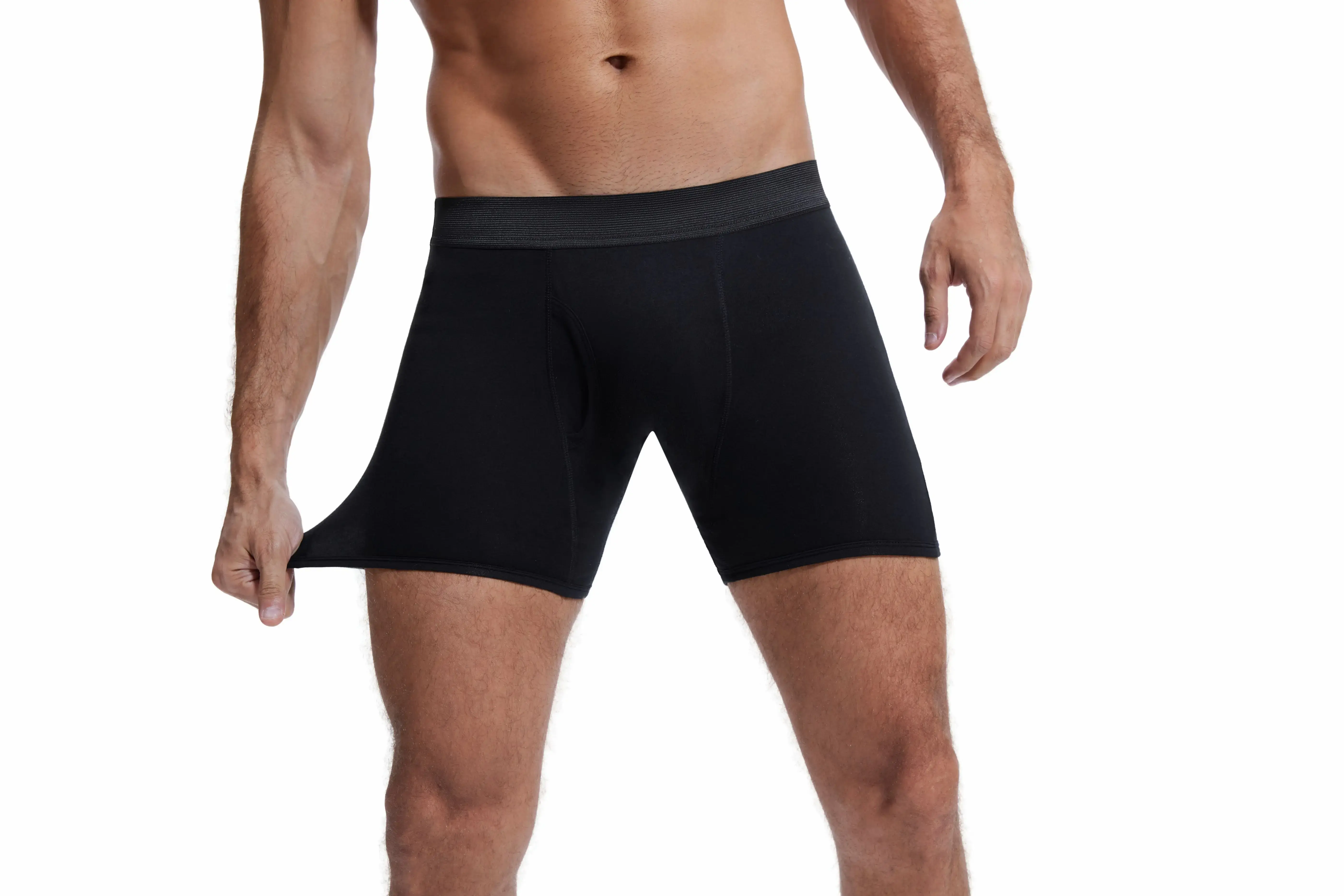 Drop shipping cotton men's incontinence underwear 200ML four-layer absorbent leak-proof menstrual incontinence underwear boxer — image 10