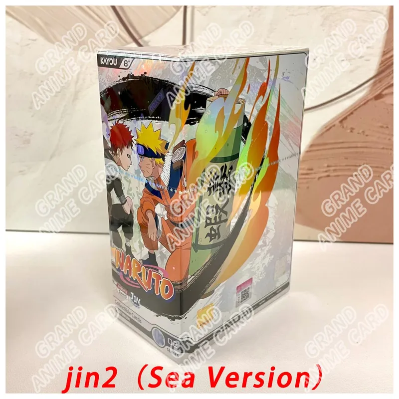 Genuine Naruto T4W8 JIN1 JIN2 SEA English Version Global Version Booster Box Anime TCG Rare CR Ninja World Collection Card