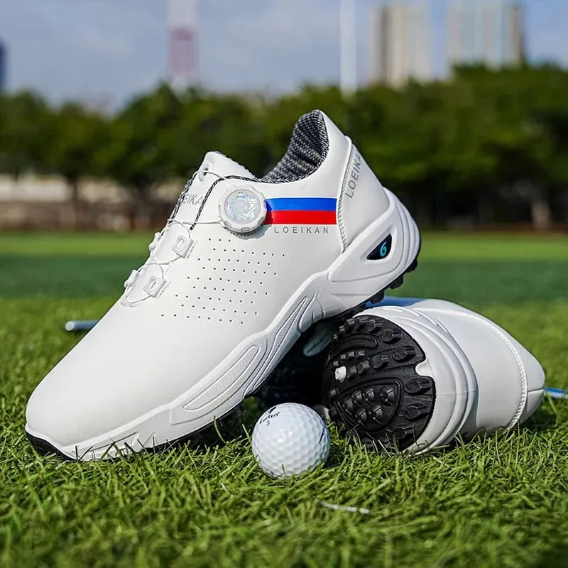 Men's Golf Shoes | Quick-Button Closure | Non-Slip Spikeless Golf Sneakers