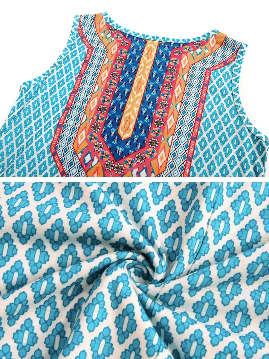 Trendy 3D Women's New Arrival Dresses Summer Street Style Printed Loose-Fit Casual Dresses Outdoor Travel and Party Dresses