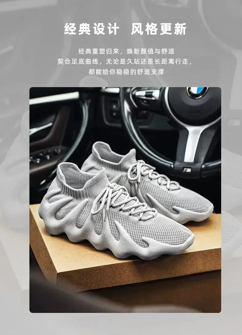 Men Sports Running Jogging Shoes Summer Casual Sneakers Outdoor Breathable Mesh For Women Light Shock-absorption Black Tennis — image 8