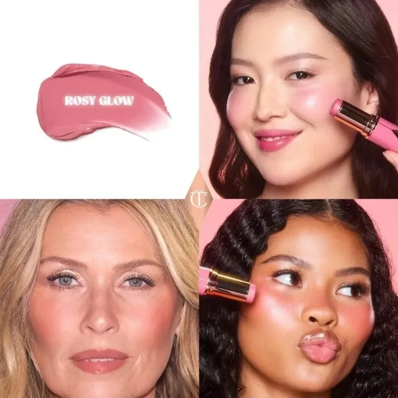 Charlotte Tilbury beállító púder kompakt szájfényes alapozó kéttónusú pirosító szemhéjpúder paletta könnyű, finom, hosszan tartó