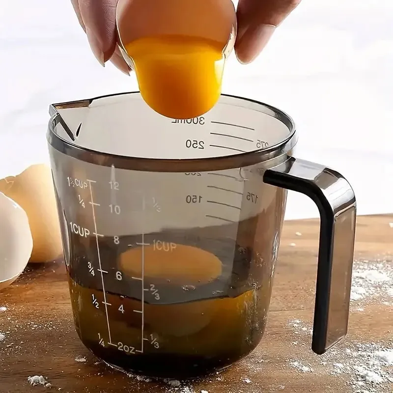 1 Pcs Baking Liquid Measuring Cups PS Scale Cup Plastic Measuring Volume Beaker Kitchen Baking Tools 150/300/600/1000ml