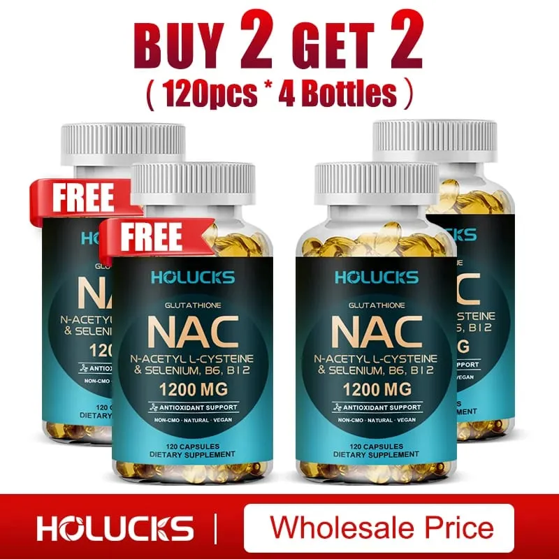 NAC Glutathione Food Supplement Detox & Antioxidant Anti-Aging for Liver Health Immune Support Skin Care Hair Nails — image 11