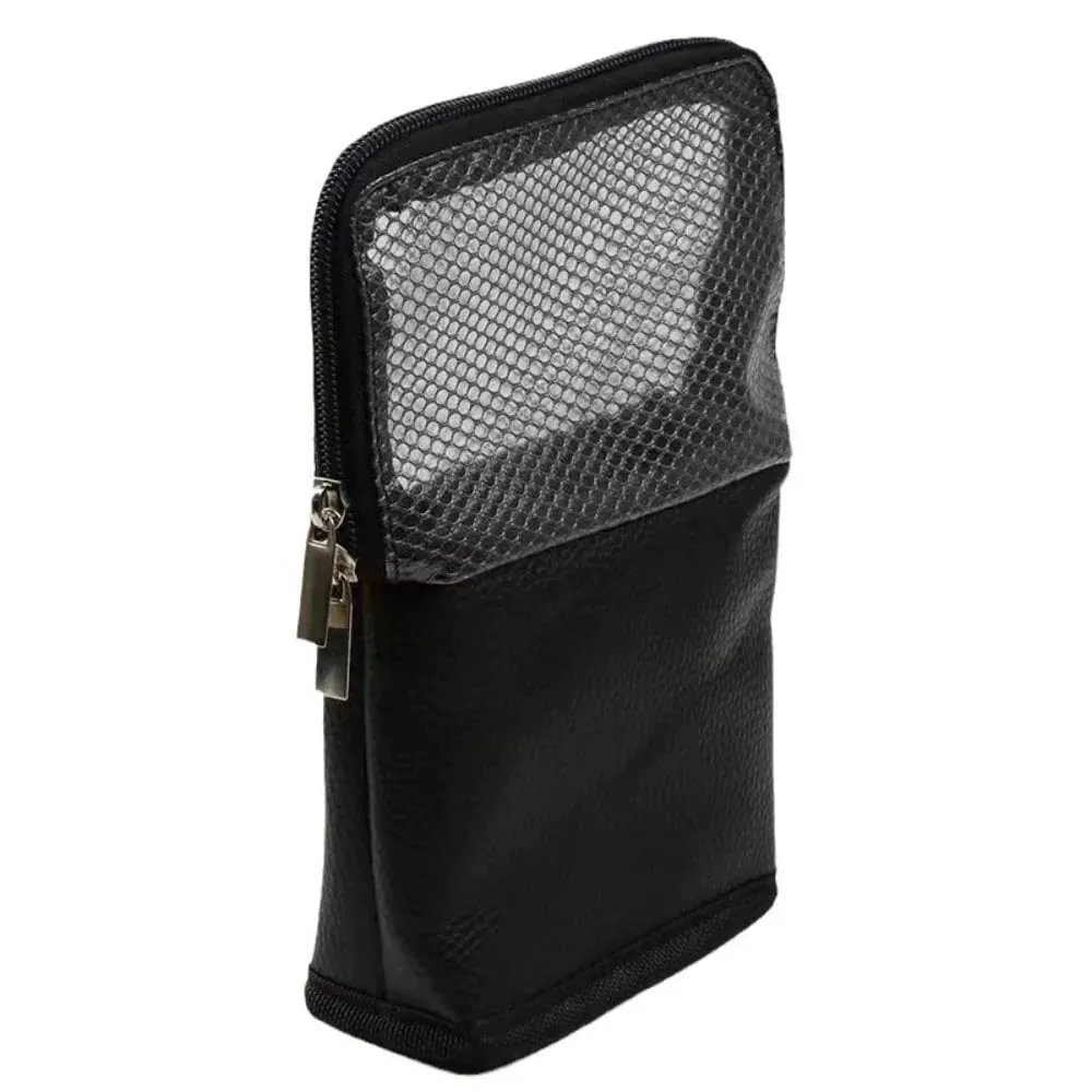 Standing Mesh Makeup Brushes Bag Waterproof Makeup Brush Storage Organizer Holer Women Girl's Comestics Toiletry Bag