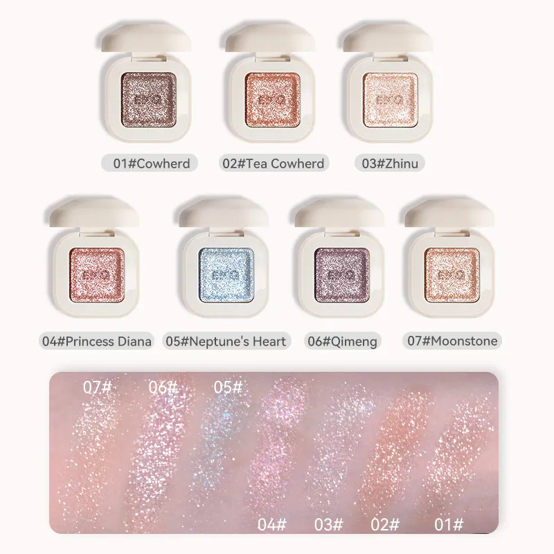 Clear Focus Monochrome Eye Shadow with Mirror Monochrome Eye Shadow Is Suitable for Local Brightening of Eye Makeup