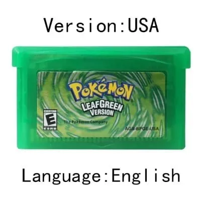 GBA Game Pokemon Series Video Game Cartridge Console Card Pokemon Emerald FireRed Ruby LeafGreen Sapphire Multi-language
