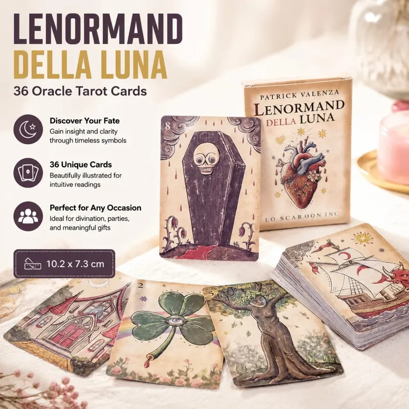 Lenormand Della Luna Tarot Deck 36 Cards
