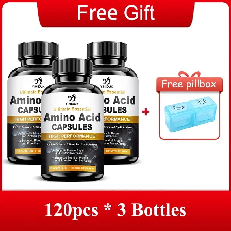 All-Natural Amino Acid Supplement Natural Energy & Stamina Promotes Healthy Metabolism & Total Body Wellness Gluten Free