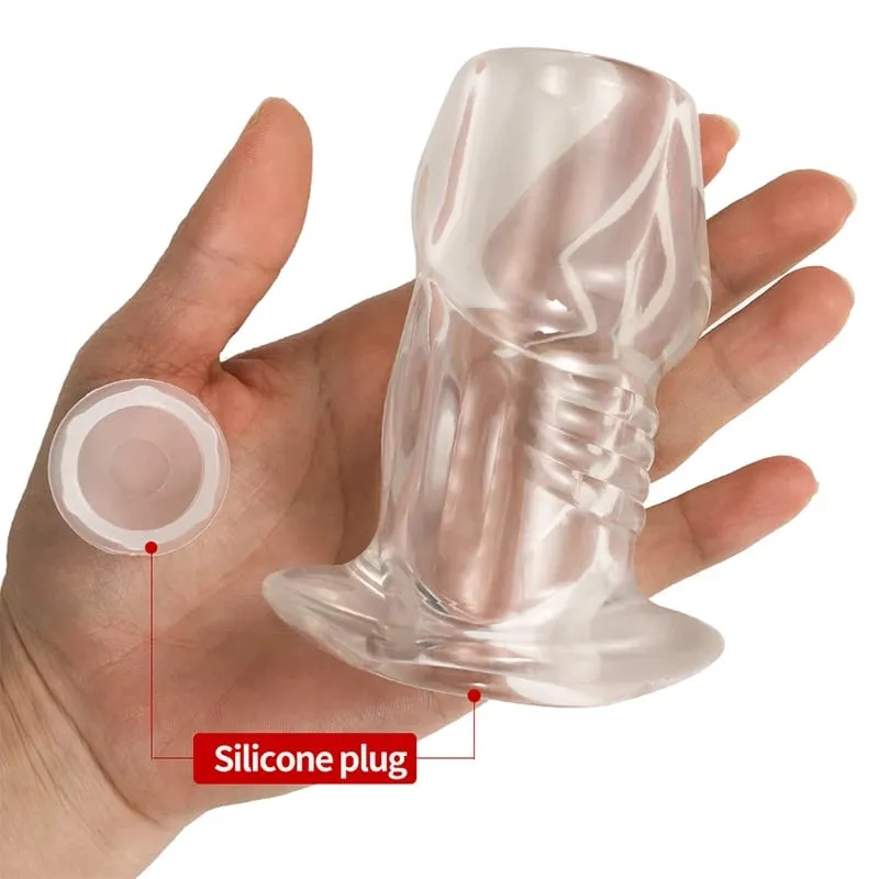 Hollow Anal Plug Stopper Soft Speculum Peeking Butt Expander Anus Dilator Enemator For Women Men Gay Sex Toy Sex For Women Men
