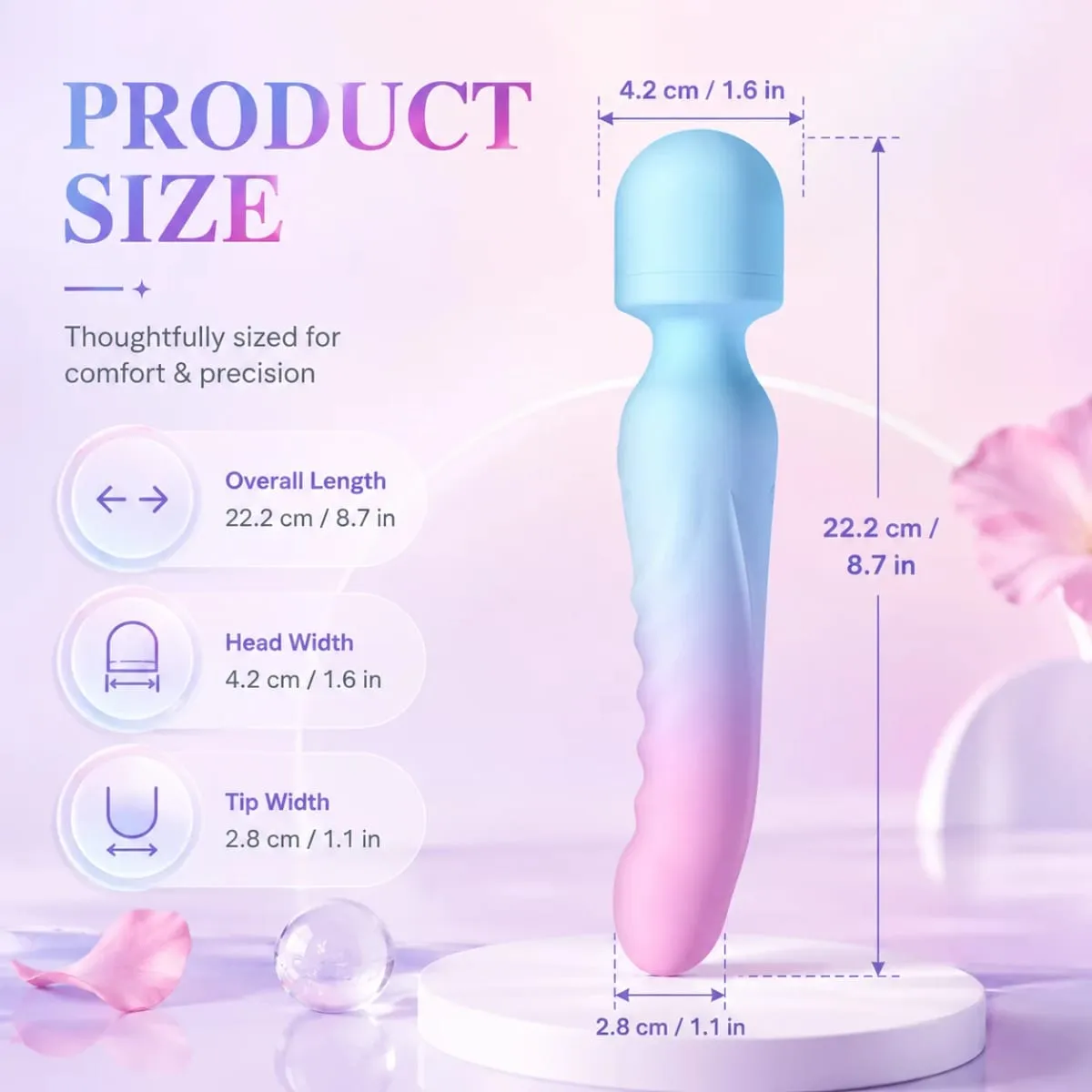 AV Vibrator for Women Powerful G Spot Dildos Magic Wand Clitoris Stimulator 3 IN 1Vagina Massager Adults Sex Toys for Woman