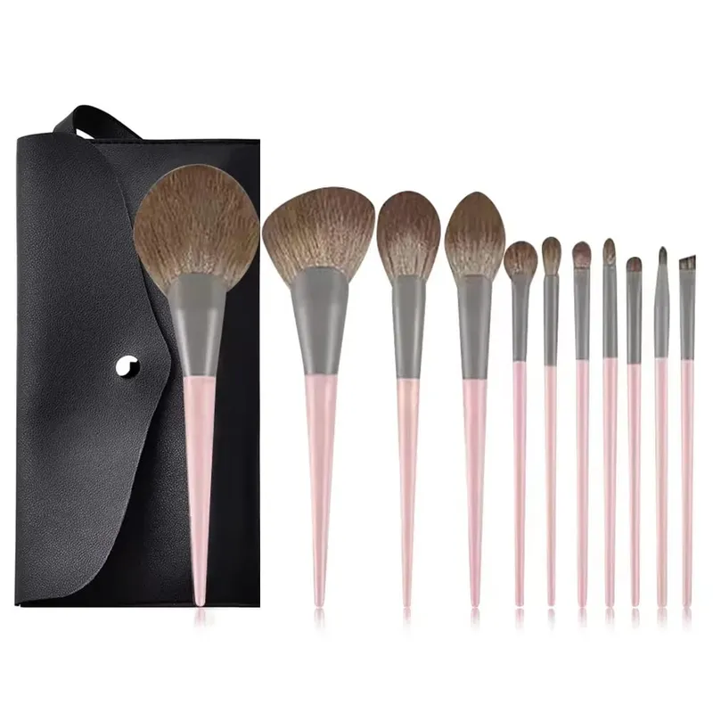 Gift Bag Of 24 pcs Makeup Brush Sets Professional Cosmetics Brushes Eyebrow Powder Foundation Shadows Pinceaux Make Up Tools