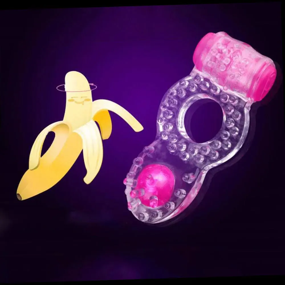 Triple Pasangan Kesenangan Ganda Penundaan Cincin Bergetar Cincin Stimulator Klitoris Ereksi Lebih Lama Ejakulasi Intens Mainan Seks untuk Pria