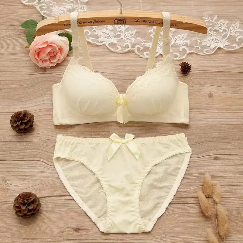 6 set Push Up Bra Sets Padded Intimates Lace Thongs Underwear For Women Lingerie Female Underwear Bra Sets