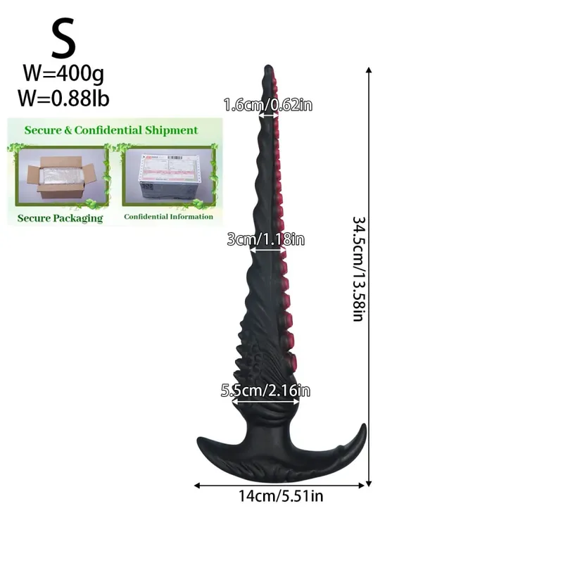 Super Long Huge Anal Plug Fantasy tentacle Anal trainer Dilator Plugs Thick dildo Big Butt Plug Sex Toys for Women Men butt plug