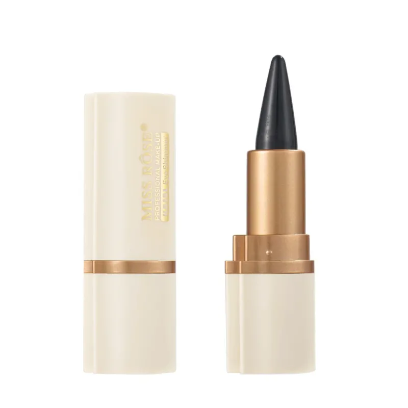 Retractable Gel Eyeliner Pencil Waterproof Long Lasting Smooth Black Eyeliner Cream Makeup Tool