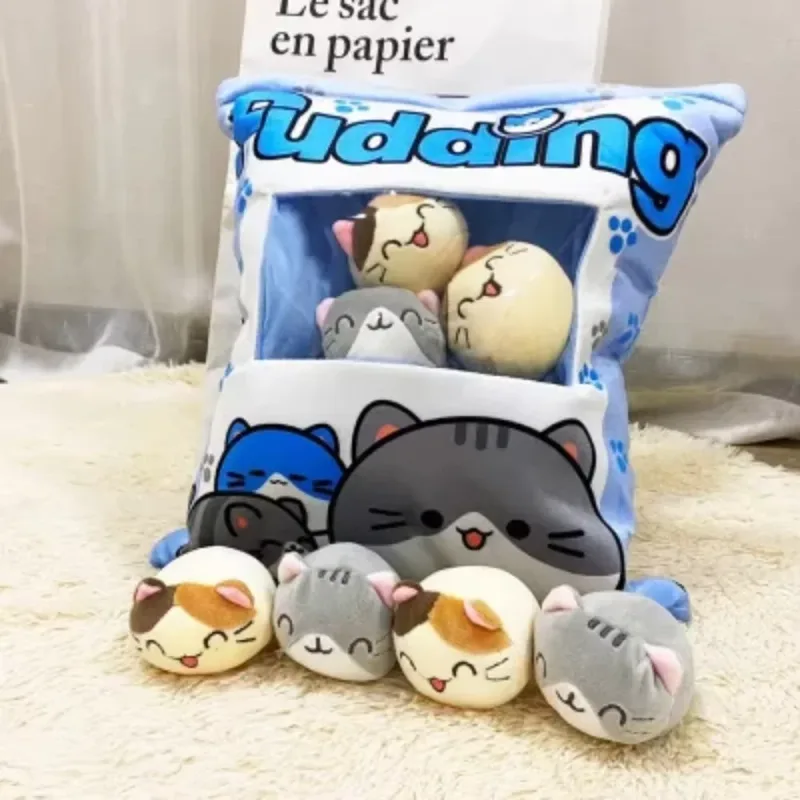 Cute Cartoon Snack Bag Plush Pillow Stuffed Doll Throw Cushion Trendy Internet Famous Snack Bag Plush Toy Soft Office Home De — image 12