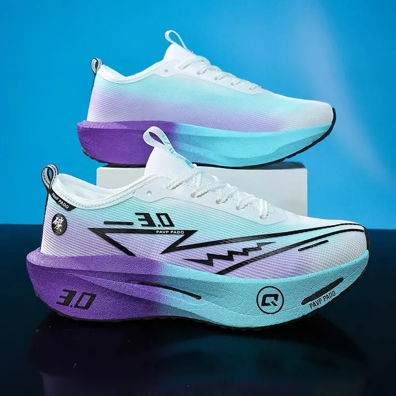 Running Shoes Men Carbon Board MarathonSpeciality Sports Breathable Lightweight Women's Comfortable Athletic Nonskid Sneakers