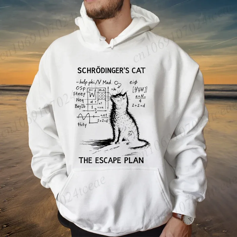 The Escape Plan Design Personalized Men Women Hoodies Sweatshirt Funny Science Teacher Physics Enthusiasts Fashion Brand Hoodies