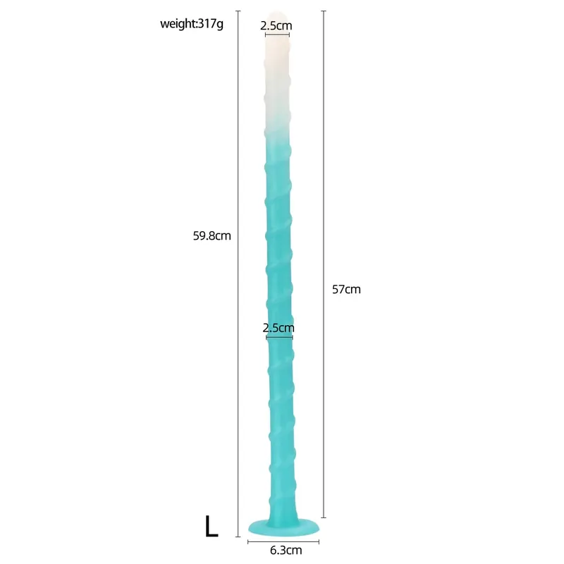 Three Sizes of Long Anal Plugs Special-shaped Octopus Tentacles Soft Adult Sex Toy Liquid Silicone Materials Prostate Stimulator