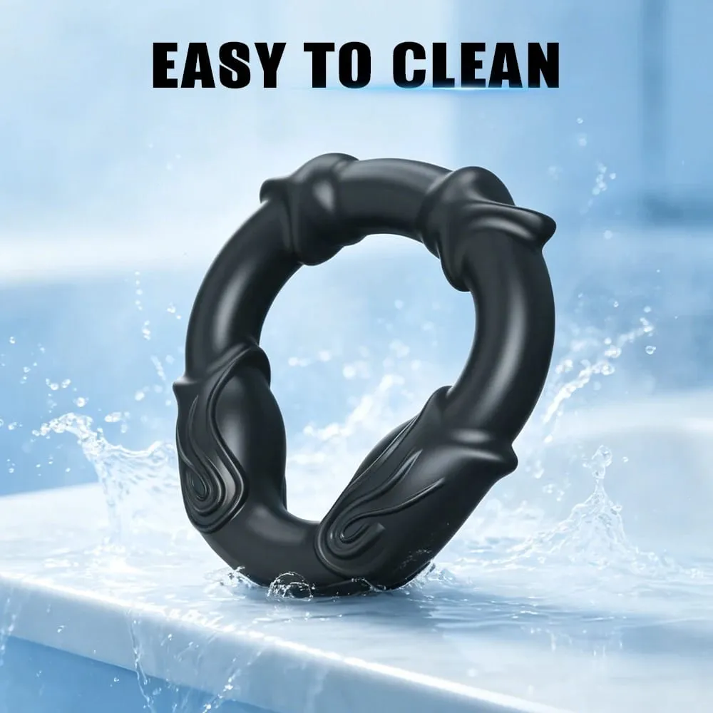 Cock Ring Reusable Silicone Penis Ring Delayed Ejaculation Penis Enlargement Dick Enlarger Semen Semen Lock Ring Sex Toy Men