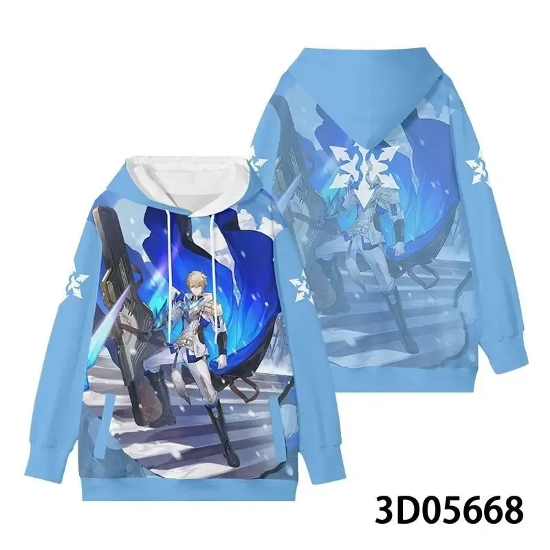 New Game Honkai: Star Rail All Role Playing Hoodies 3D Print Anime Sweatshirt Oversized Men Women Long Sleeve Tracksuit Pullover