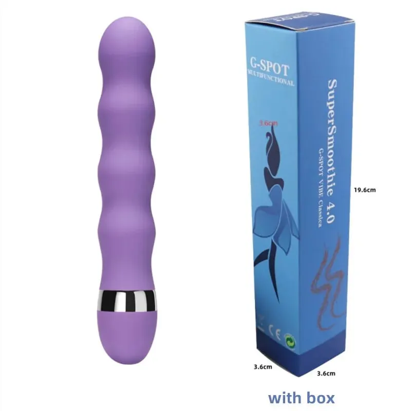 Multi Speed G Spot Vibrator Vagina Clitoris Stimulator Butt Plug Anal Adult Sex Toy for Women Men Couples Silicone Dildo