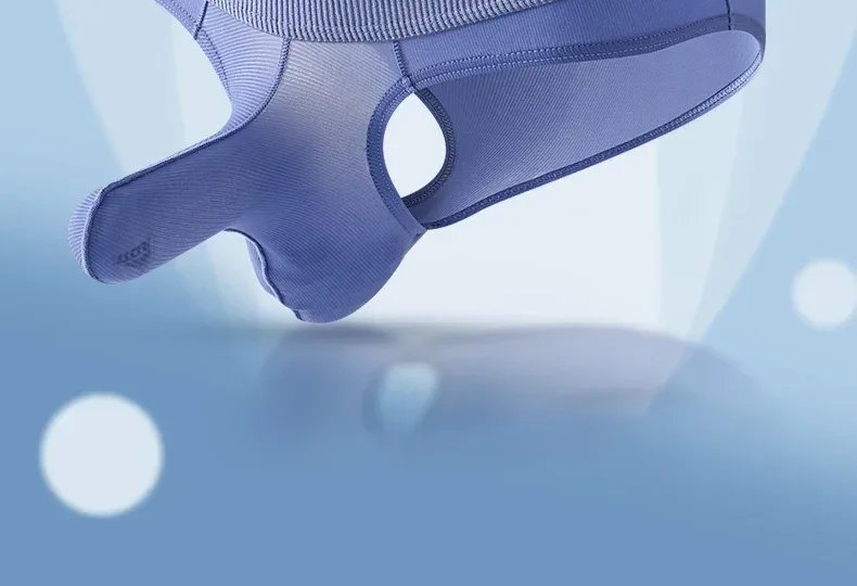 Slips d'été en soie glacée pour hommes, transparents, sans couture, à séchage rapide, culottes respirantes, sous-vêtements Ultra-fins