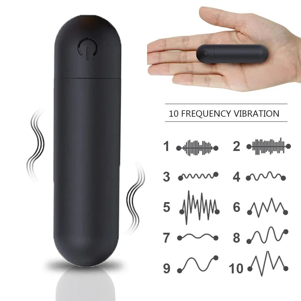 G Spot Bullet vibrátor mellbimbó csiklóstimulátor 10 vibrációs módú hordozható mini hüvelyi anális masszírozó felnőtt szexjátékok nőknek — image 2