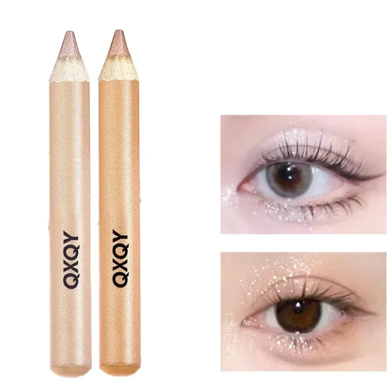 1/2/4pcs Shimmer Aegyo Sal Eye Liner Pencil Under‑Eye Highlighter Glitter Pink Eyeshadow Nude Champagne Eye Contour Makeup