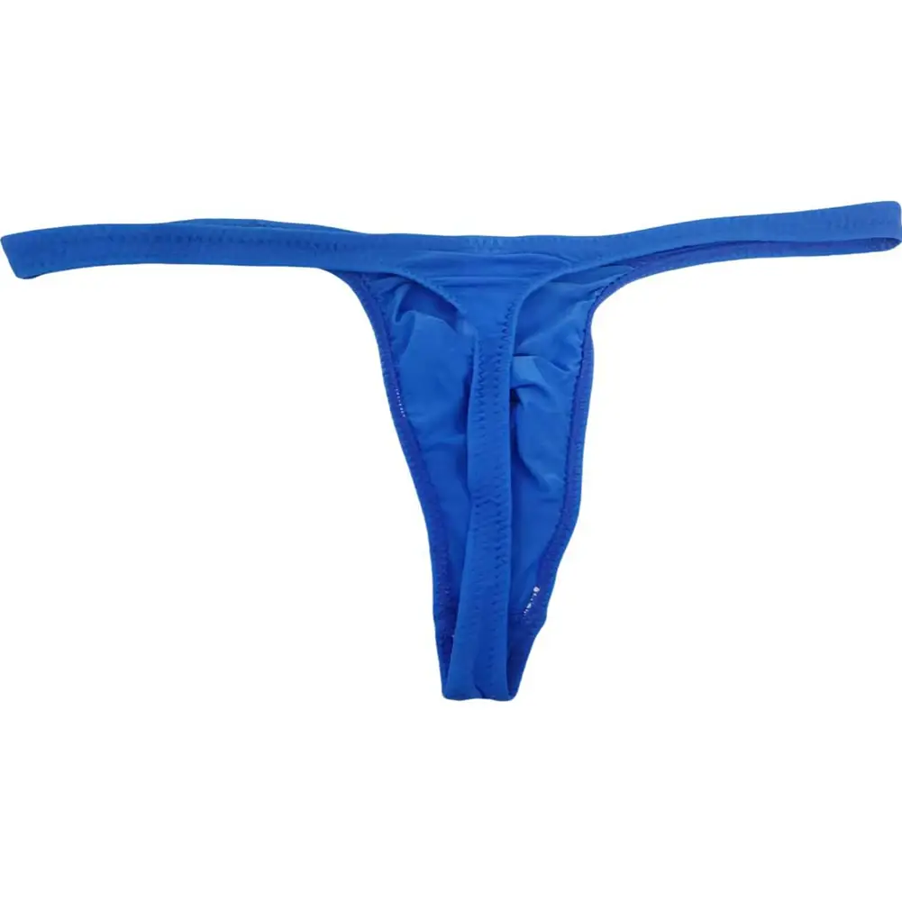 Men Sexy Front Open Pouch Thong G-string T-back Elephant Nose Briefs Underwear