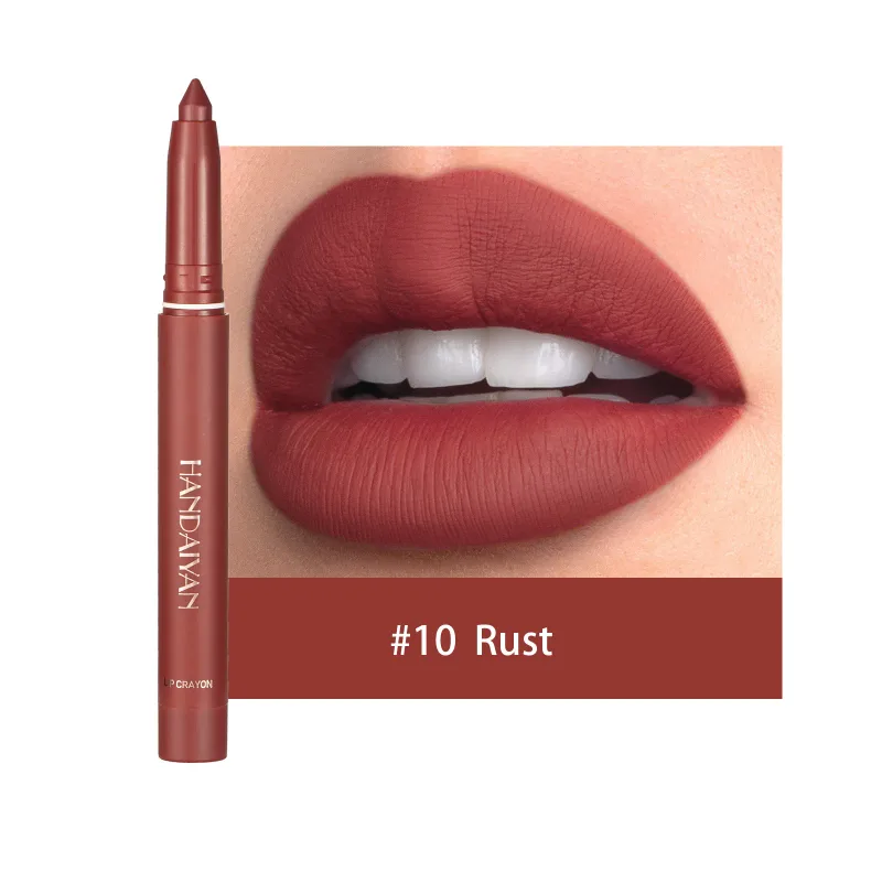 Waterproof Cherry Red Matte Lipstick Sexy Lipliner Pencil Plumping Stain Natural Nude Pink Lip Liner Outline Lips Contour Makeup