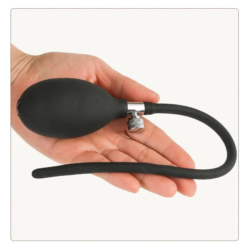 1/2 Ball Silicone Inflatable Urethral Dilator Sounds Rod Urethra PUMP Sounding Sex Toy for 18+ Men Penis Plug horse eye Massager