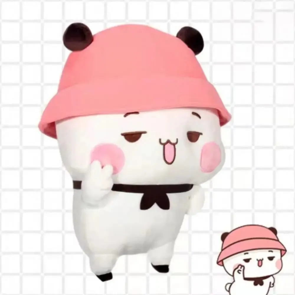 Bubu and Dudu Panda Plush Cute Cartoon Stuffed Soft Pillow Toy Wedding Handmade Ornament Panda Bear Doll Children's Day