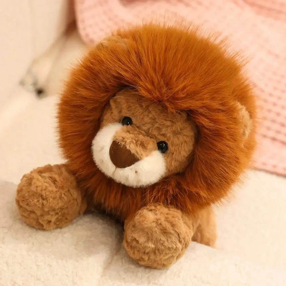 Creative Gift Soft Lion Animal Pillow Cute Emotional Support 13.8inch Pillow — image 5