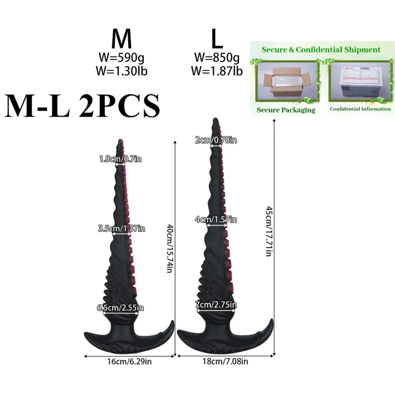 Super Long Huge Anal Plug Fantasy tentacle Anal trainer Dilator Plugs Thick dildo Big Butt Plug Sex Toys for Women Men butt plug