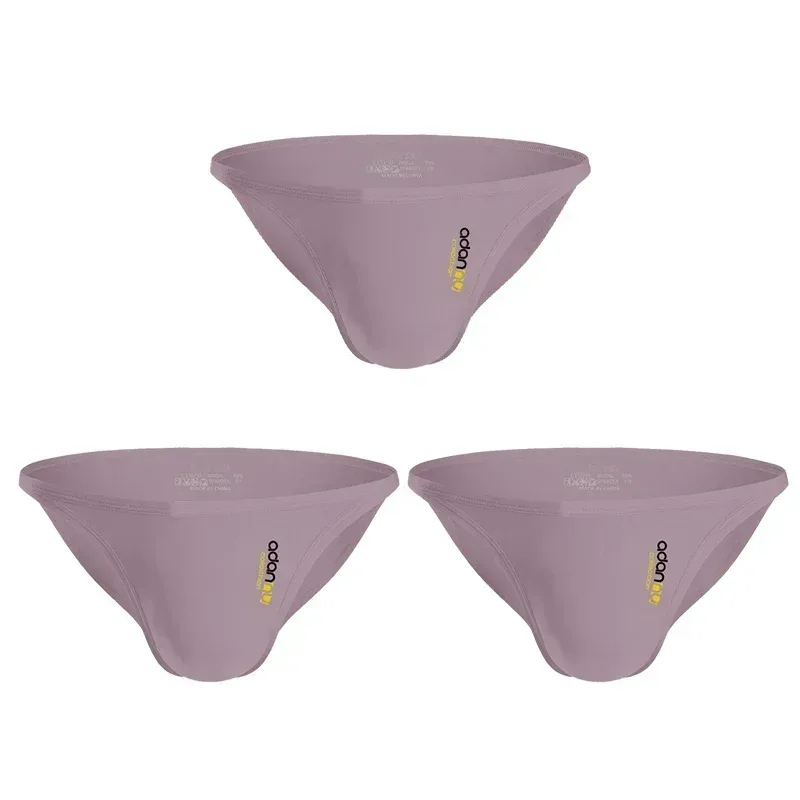 Men Modal Low‑Rise Briefs Sexy Solid Color Simple Triangle Underwear Sports Breathable Comfortable Male Panties