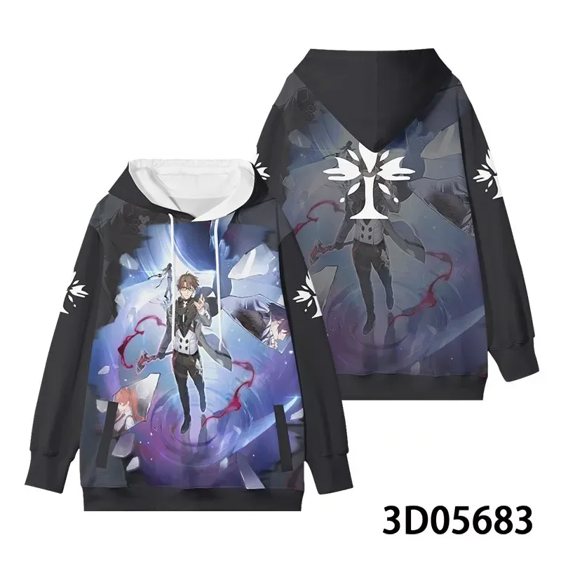 New Game Honkai: Star Rail All Role Playing Hoodies 3D Print Anime Sweatshirt Oversized Men Women Long Sleeve Tracksuit Pullover