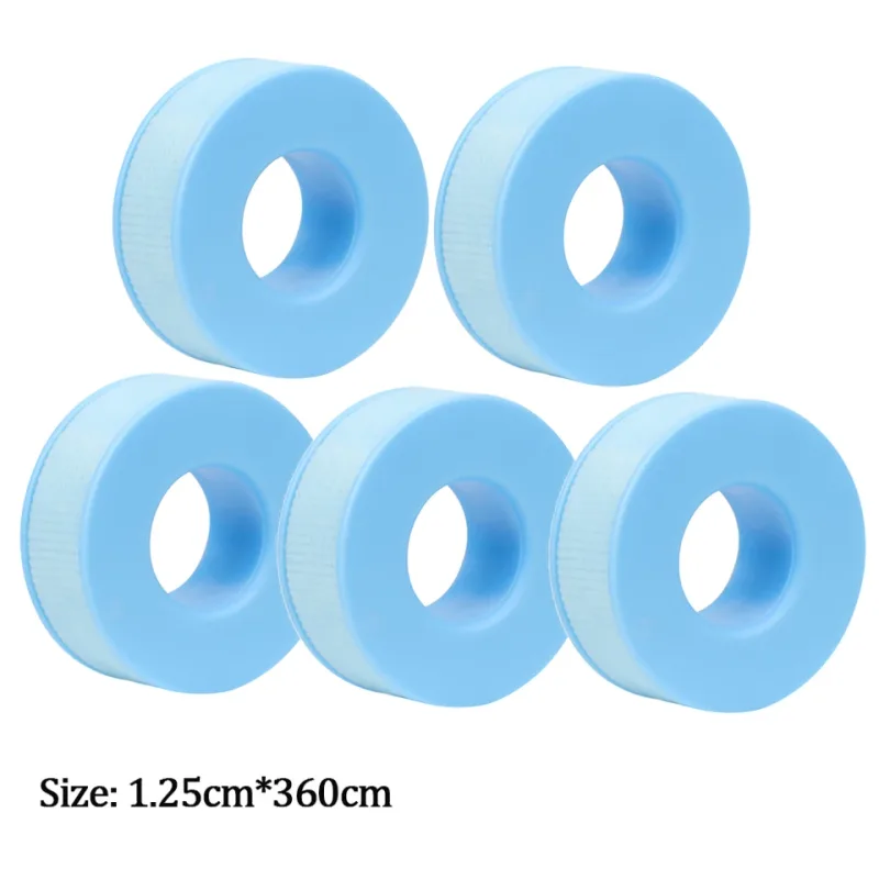 5/10Rolls Silicone Gel Tape for Lash Extensions Non-Woven Breathable Sensitive‑Skin Under‑Eye Patch Lash Tape Makeup Tool Supply