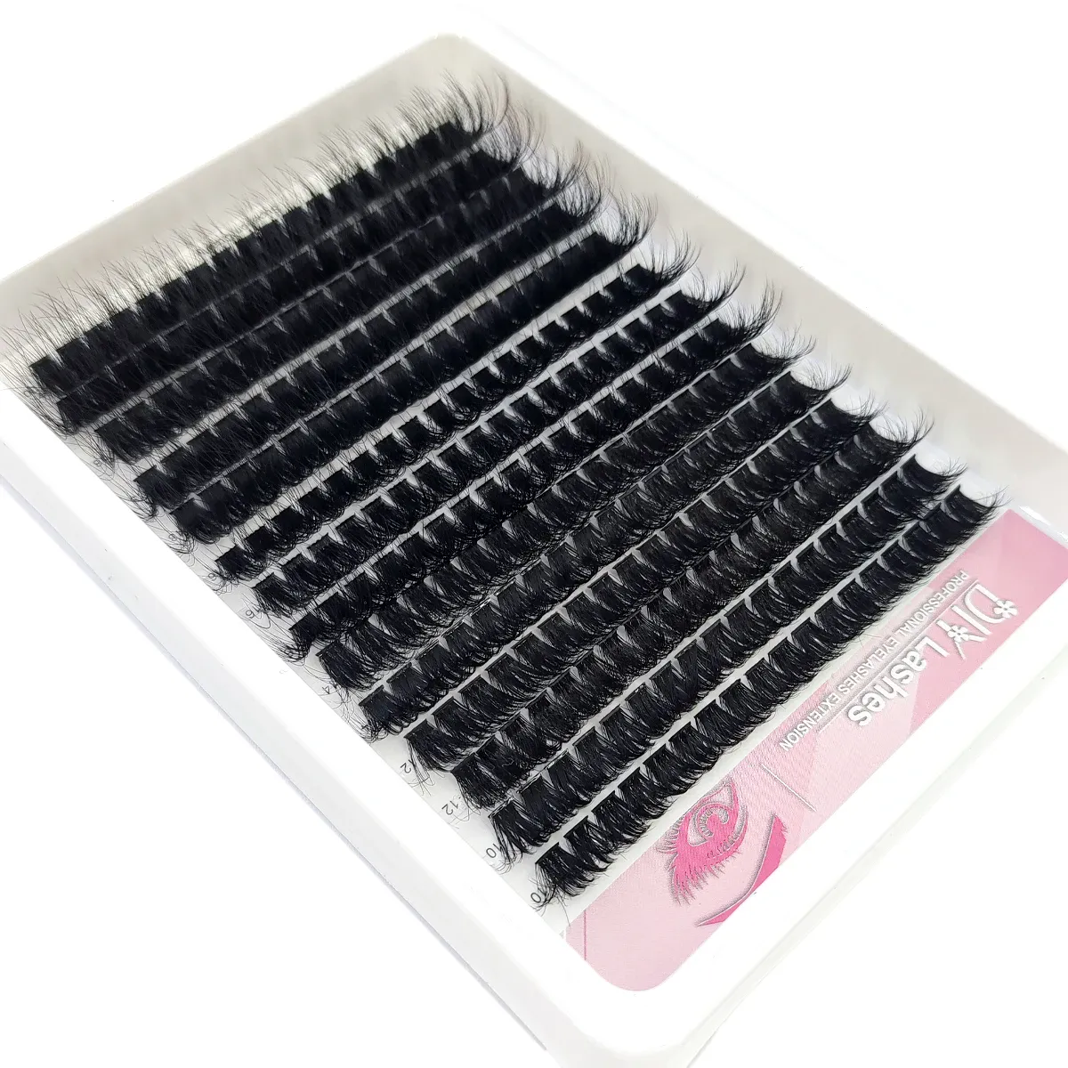 14 Rows Fluffy Lash Bundle Thick Curl Lash Bundle Extended 80D-100D Cat Eye Lash Extension eyelashes — image 6