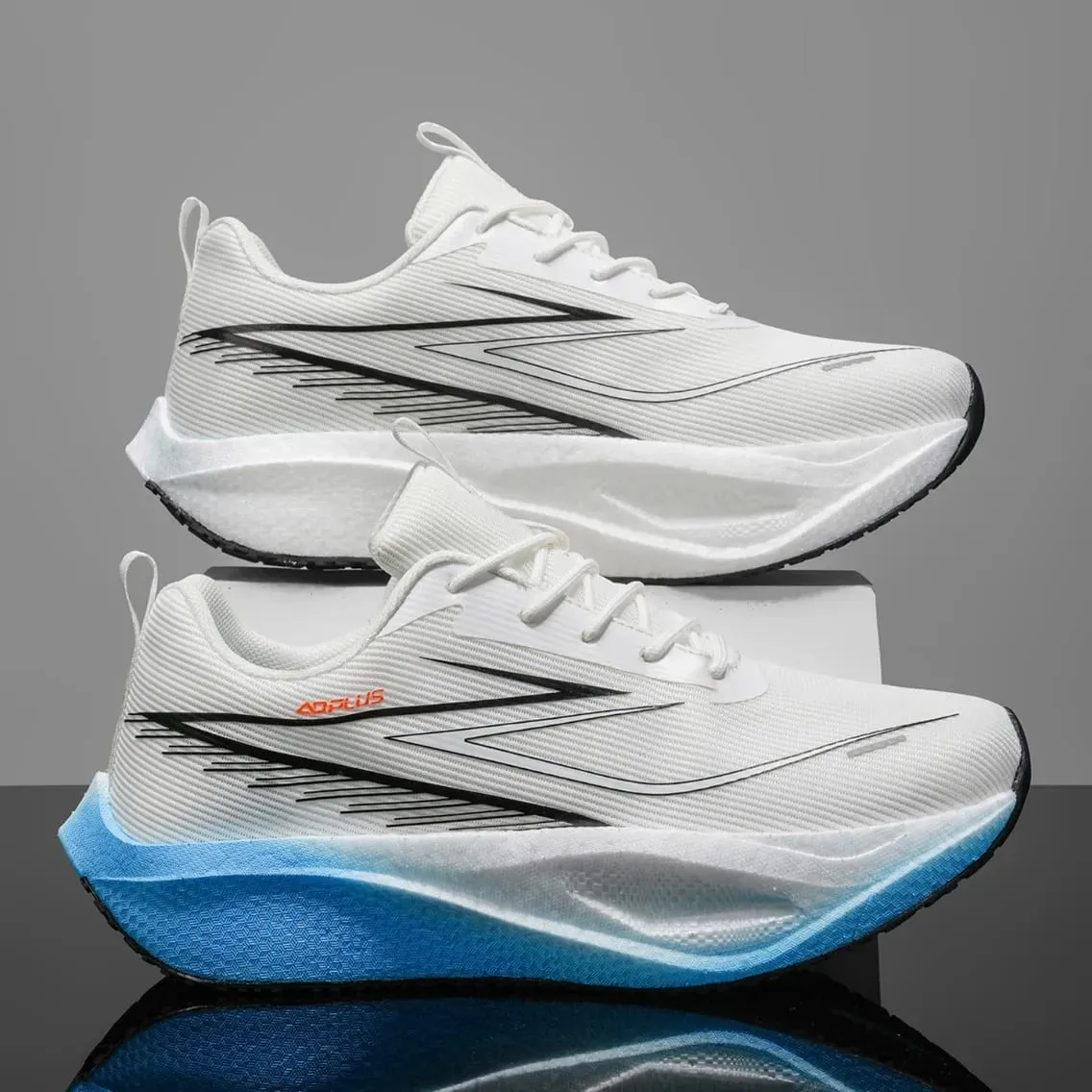 Men Running Shoes Carbon Plate Marathon Sneakers Lightweight Breathable Athletic Sports Shoes Women's Comfortable Walking Shoes