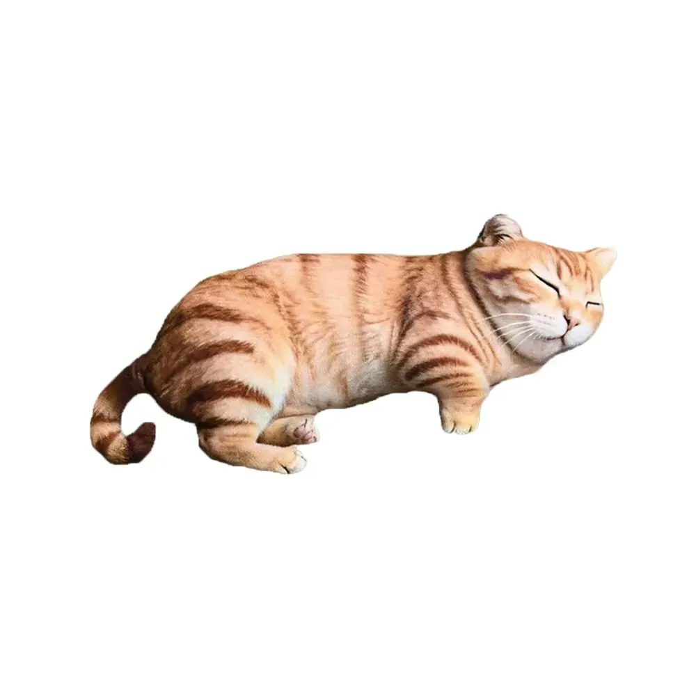 Material Animal Body Pillow 40cm Size PP Cotton Filled Poultry Throw Pillows Cat Pattern Soft Texture Animal Cushion For Women — image 8