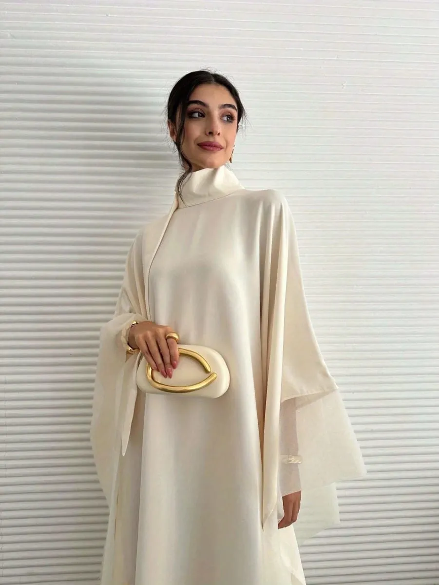 Middle Eastern Abaya Women Elegant Abayas Full Sleeve Loose Pageant Dress Evening Kaftans JilbabsIslamic Traditional Clothing — image 5