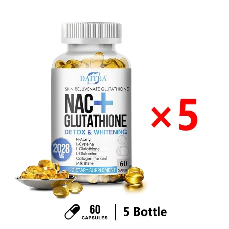 NAC Supplement L-Glutathione Intracellular Antioxidant Complex - Promotes cleansing detoxification and repair Reduces liposome — image 11