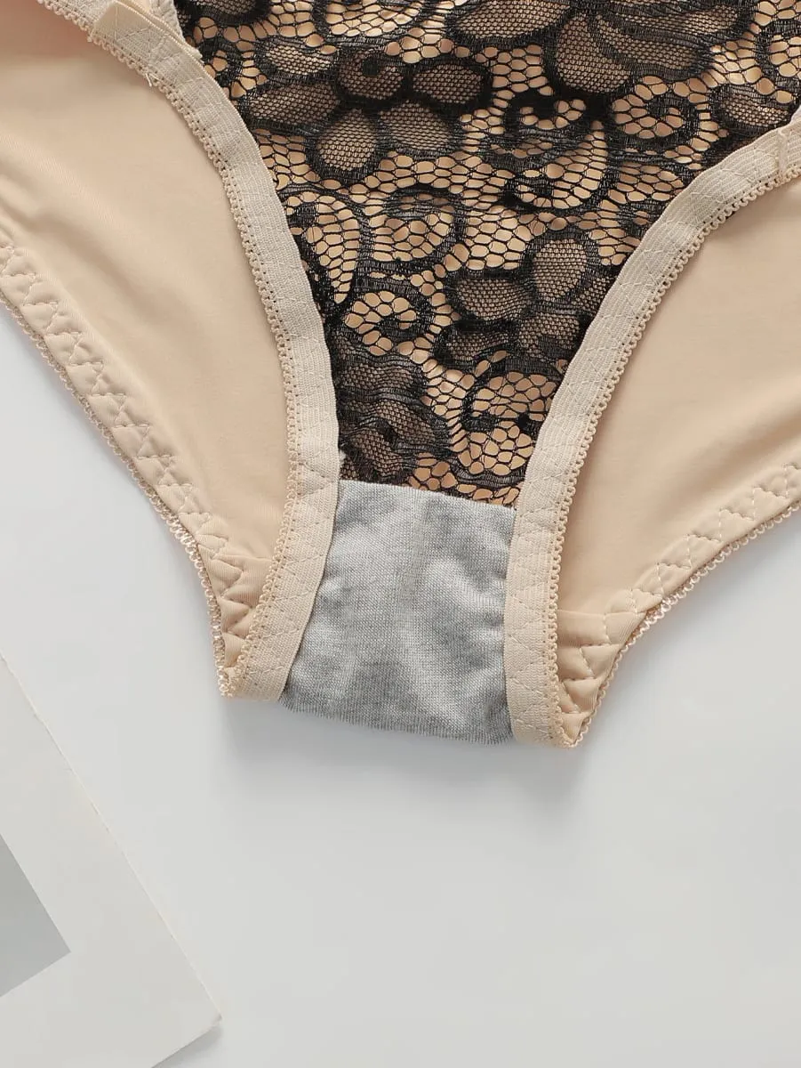 Women's sexy embroidered lace lingerie set with steel ring gathering push up daily casual close fitting bra set B2076