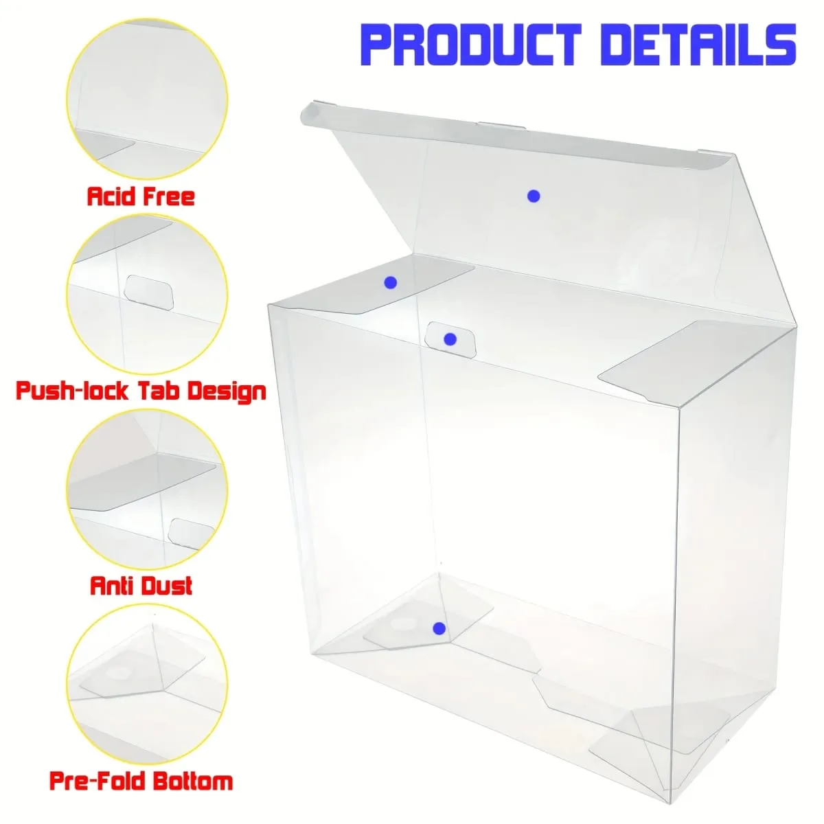 5/10 pcs ETB Plastic Protective Cases for Elite Trainer Box – 360° Clear View Anti-Scratch Dustproof Durable PET Card Storage